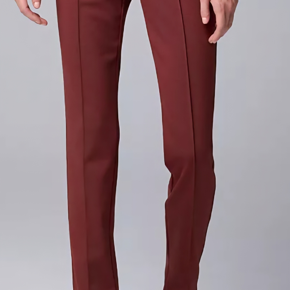Simply Vera Vera Wang Burgundy Straight Leg Pants